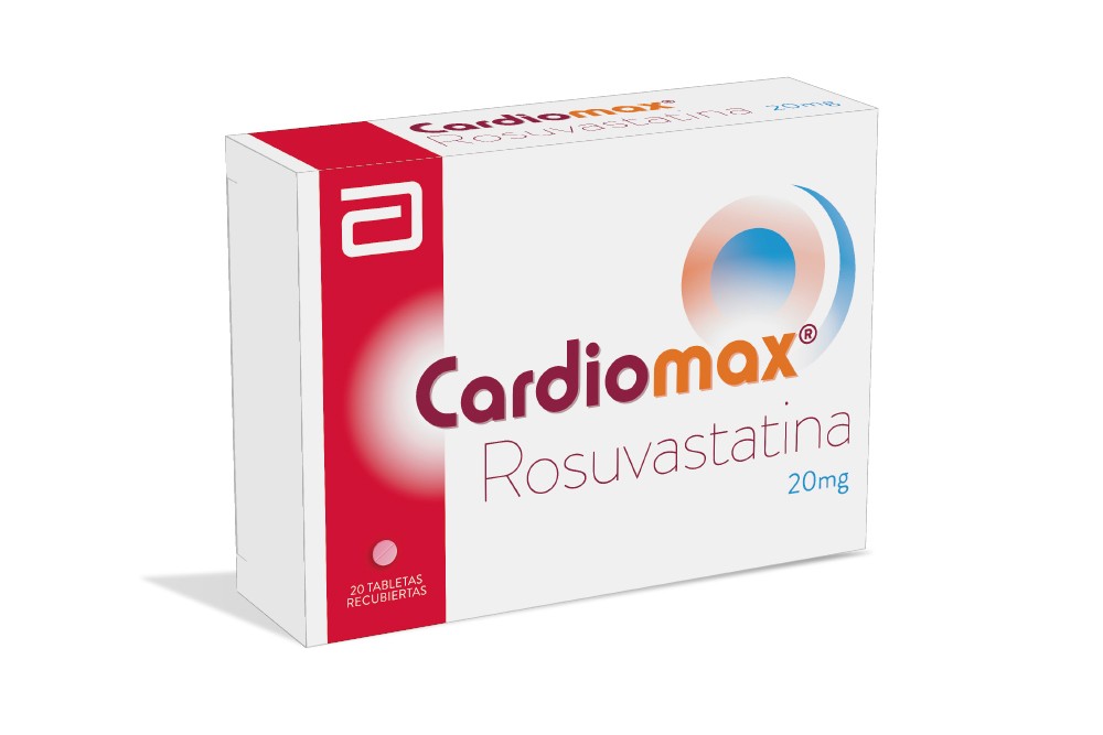 Cardiomax 20 mg Caja Con 20 Tabletas Recubiertas