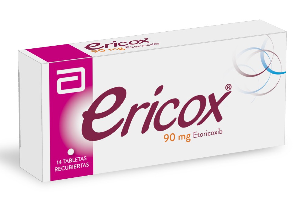 Ericox 90 mg Caja Con 14 Tabletas Recubiertas