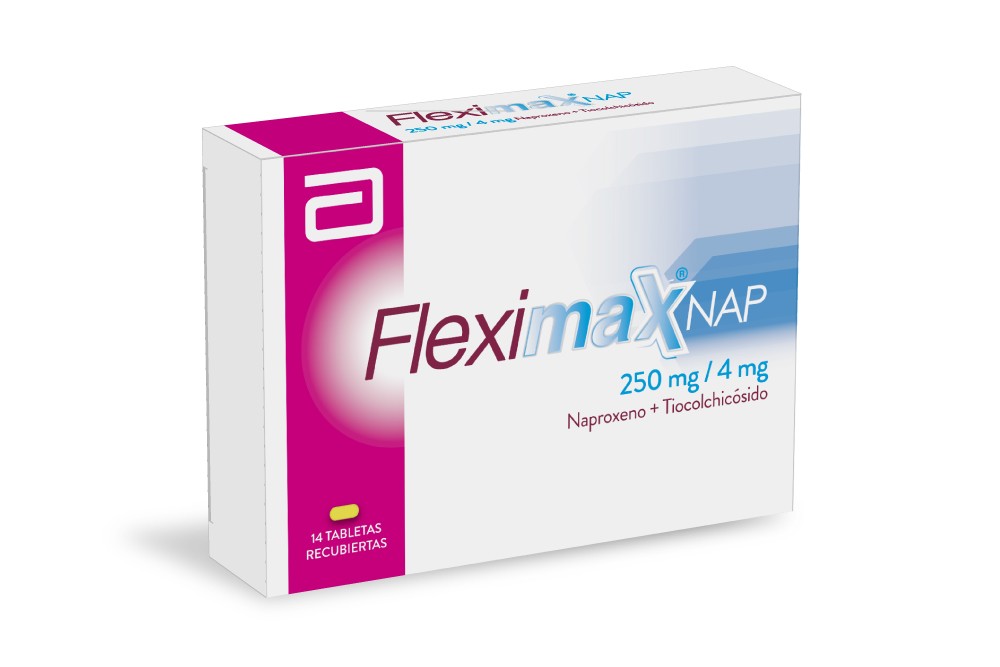 Fleximax Nap 250/ 4 mg Caja Con 14 Tabletas Recubiertas