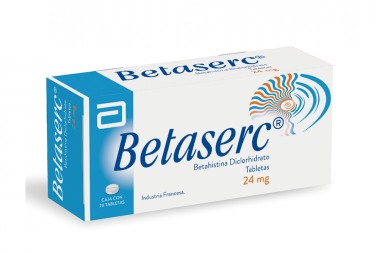 Betaserc 24 mg Caja Con 20 Tabletas