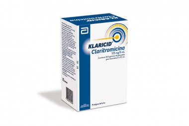 Klaricid Gránulos 125 mg / 5 mL Caja Con Frasco Con 50 mL - Suspensión Oral