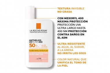 Protector Solar La Roche Posay Anthelios Spf 50 Con Color 50 Ml