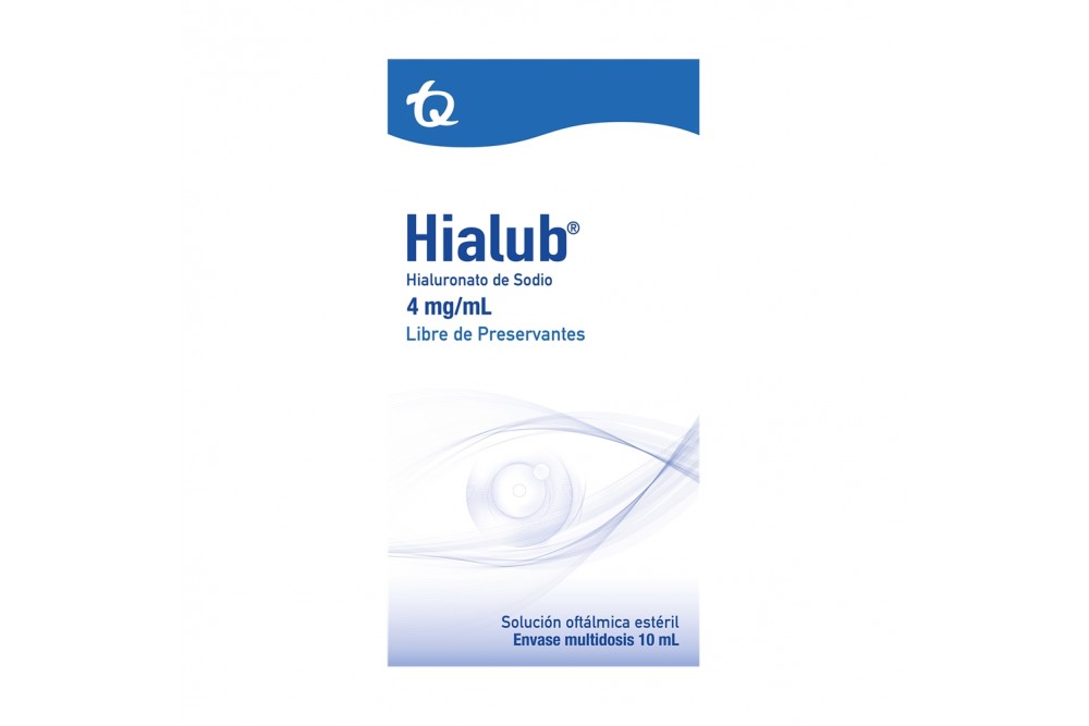 Hialub Solucion Oftalmica 4mg/Ml X 10ml