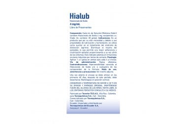 Hialub Solucion Oftalmica 4Mg/Ml X 10Ml