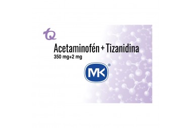 Acetaminofen + Tizanidina...