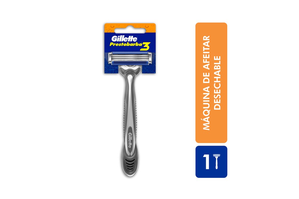 Maquina de Afeitar Gillette Empaque Con 1 Unidad
