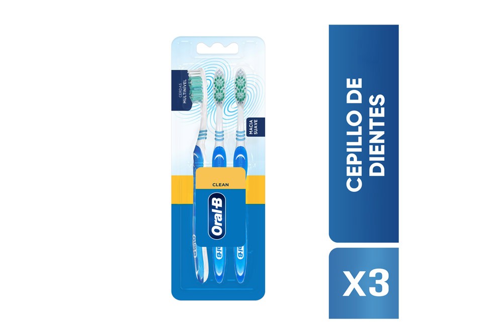Cepillo Dental Oral B Complete / Suave Estuche Con 3 Unidades