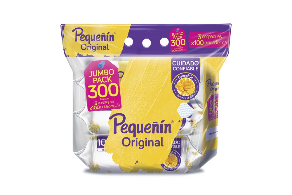 Oferta Toallitas Húmedas Pequeñín Original Jumbo Pack 300 Unds