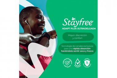 Oferta Toallas Higiénicas Stayfree Ultradelgadas 12 Unds