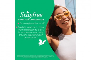 Oferta Toallas Higiénicas Stayfree Ultradelgadas 12 Unds