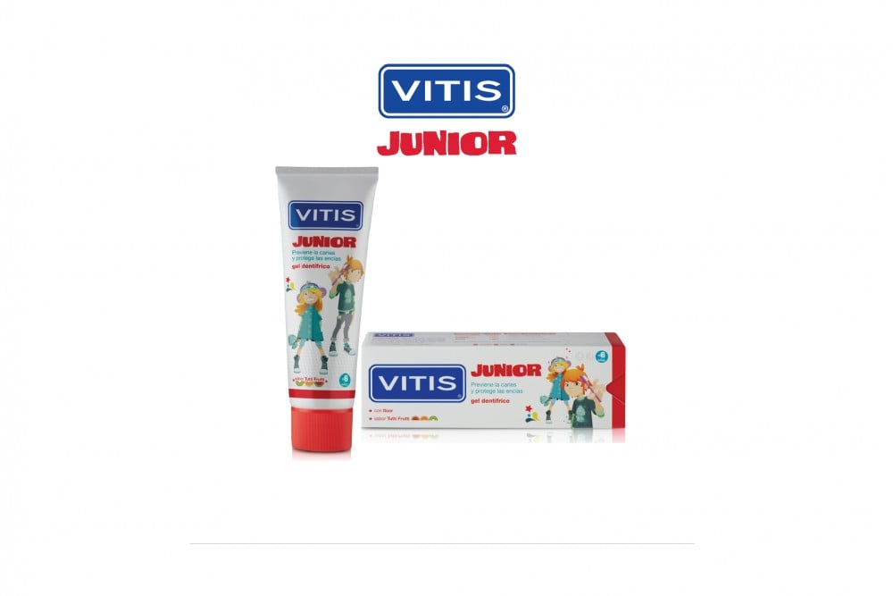 Crema Dental Vitis Junior Tubo Con 75 mL
