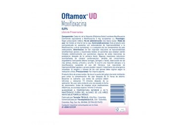 Oftamox 5 Mg / 1 Ml Caja Con 15 Viales