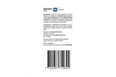 Albendazol Mk