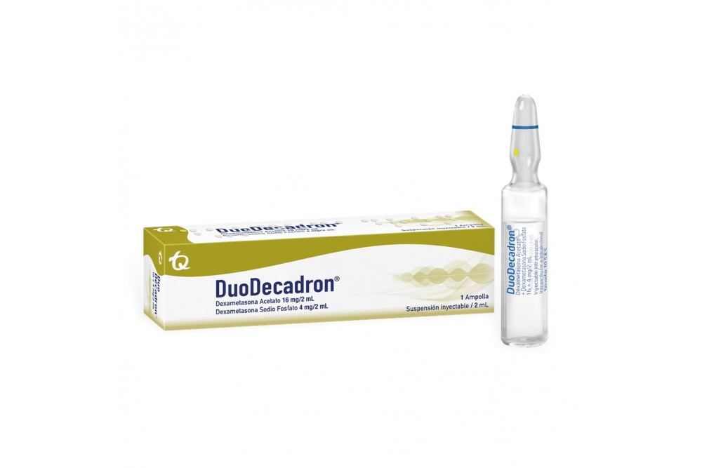 Dúo-Decadron Suspensión Inyectable 16 / 4 mg Caja Con 1 Ampolla