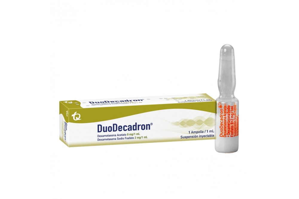 Dúo -Decadron 8 + 2 mg Caja Con 1 Ampolla