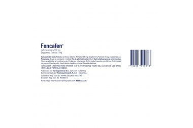 Fencafen 100 / 1 mg Caja Con 50 Tabletas