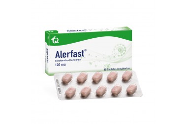 Alerfast 120 mg Caja Con 10 Tabletas Cubiertas