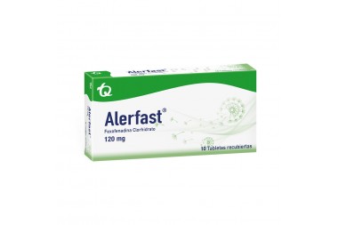 Alerfast 120 mg Caja Con 10 Tabletas Cubiertas