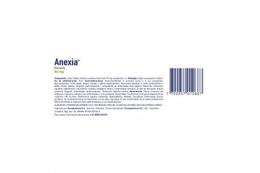 Anexia 90 mg Caja Con 14 Tabletas Cubiertas