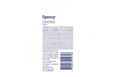 Openxy Solución 0.025 % Caja Con Spray Con 15 mL