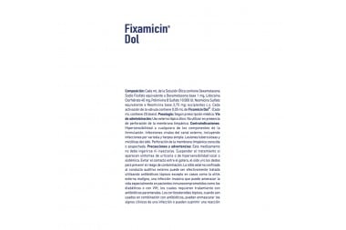 Fixamicin Dol Solución Auricular Frasco Con 15 mL