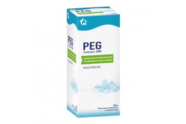 Laxante PEG Polietilenglicol 3350 Sin Electrolitos Caja Con Frasco Con 160 g