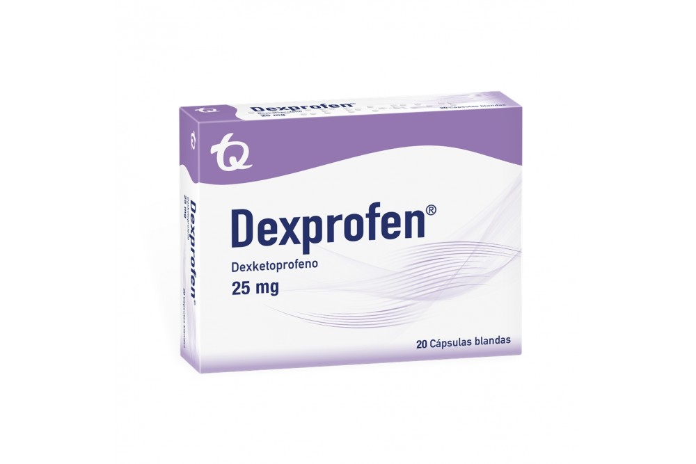Dexprofen 25 mg Caja Con 20 Tabletas
