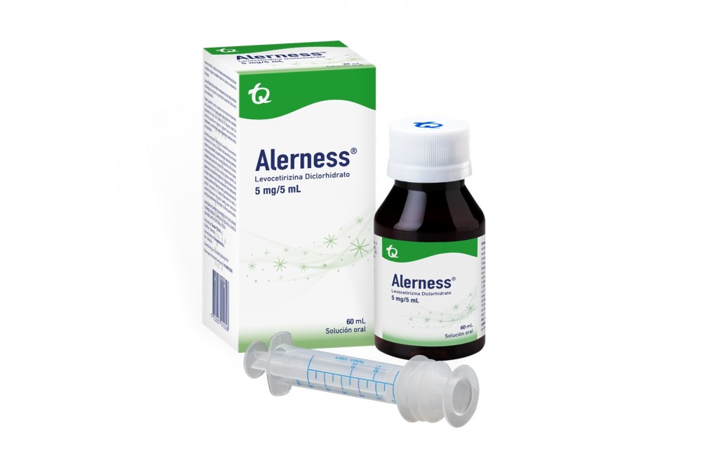 Alerness 5 mg/ 5 mL Solución Oral Frasco Con 60 mL