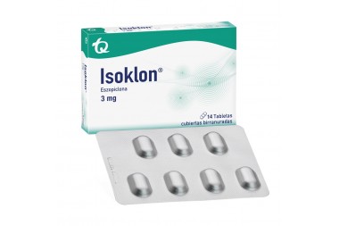 Isoklon 3 mg Caja Con 14 Tabletas Cubiertas Birranuradas