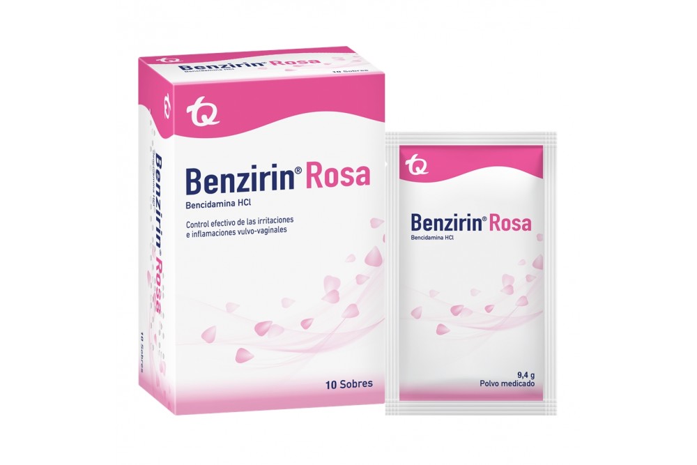 Benzirin Rosa Caja Con 10 Sobres