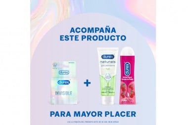 Condones Durex Invisible - Caja 3 Unidades