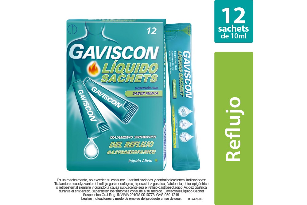 Gaviscon Original - Sachet  12 Unidades 10 ML