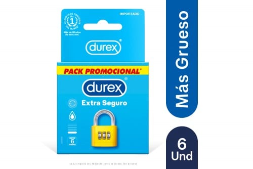 Condones Durex Extra Seguro...