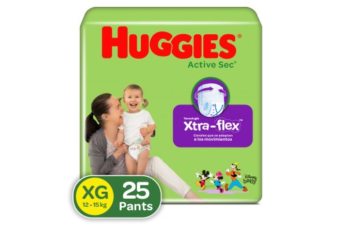 Pañales Pant Huggies Active...