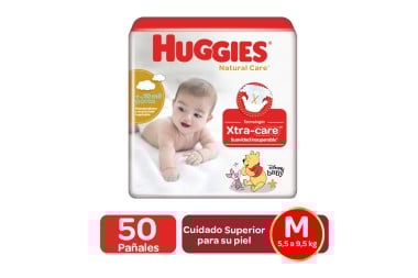 Pañales Huggies Natural...