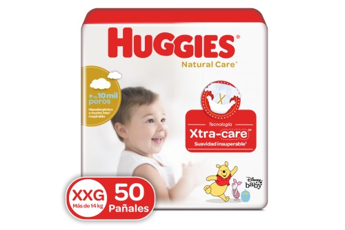 Pañales Huggies Natural...