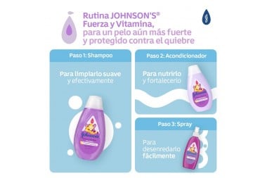Acondicionador Johnson'S Fuerza Y Vitamina 400 Ml