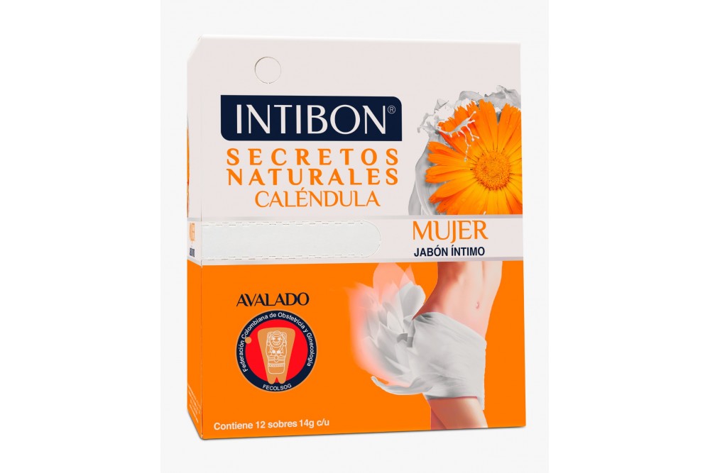 Jabón Intimo INTIBON  Caléndula Mujer Sachet X12 und