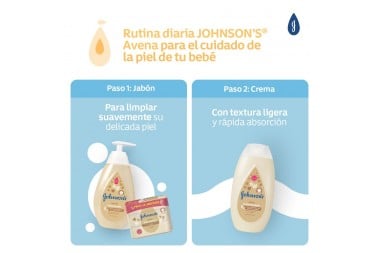 Baño Líquido Bebé JOHNSON'S Avena 400 ML