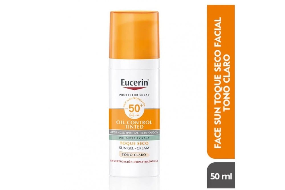 Protector Solar Eucerin Oil Control Fps 50 Tono Claro 50 Ml