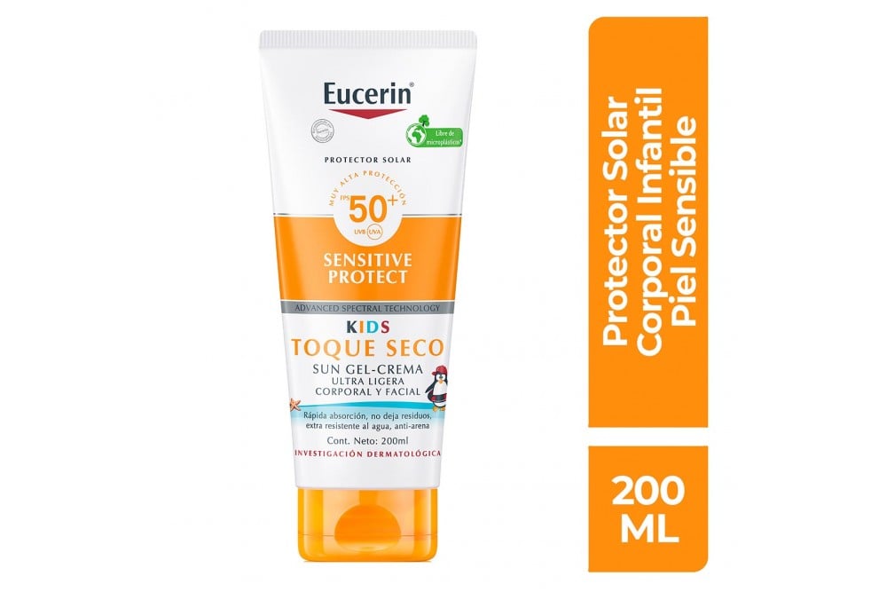 PROTECTOR SOLAR EN GEL-CREMA KIDS FPS 50 EUCERIN PIEL SENCIBLE 200 ML