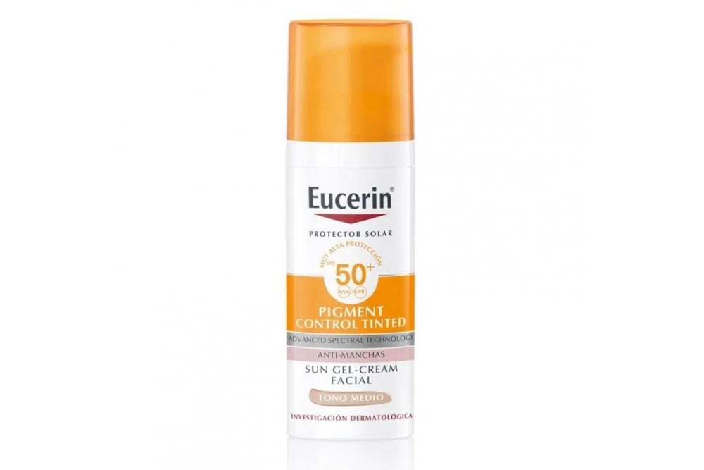 Protector Solar Gel-Crema Anti-Manchas Fps 50 Eucerin Tono Medio 50 Ml