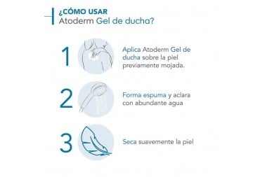 Gel Ducha Atoderm Limpiador Suave Sin Jabon Bioderma 1000 Ml