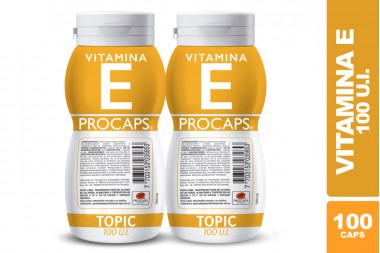 2x1 Vitamina E Procaps 2 Frascos Con 50 Cápsulas C/U