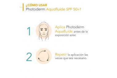 PROTECTOR SOLAR PHOTODERM AQUAFLUIDE SPF 50 TONO CLARO BIODERMA 40 ML