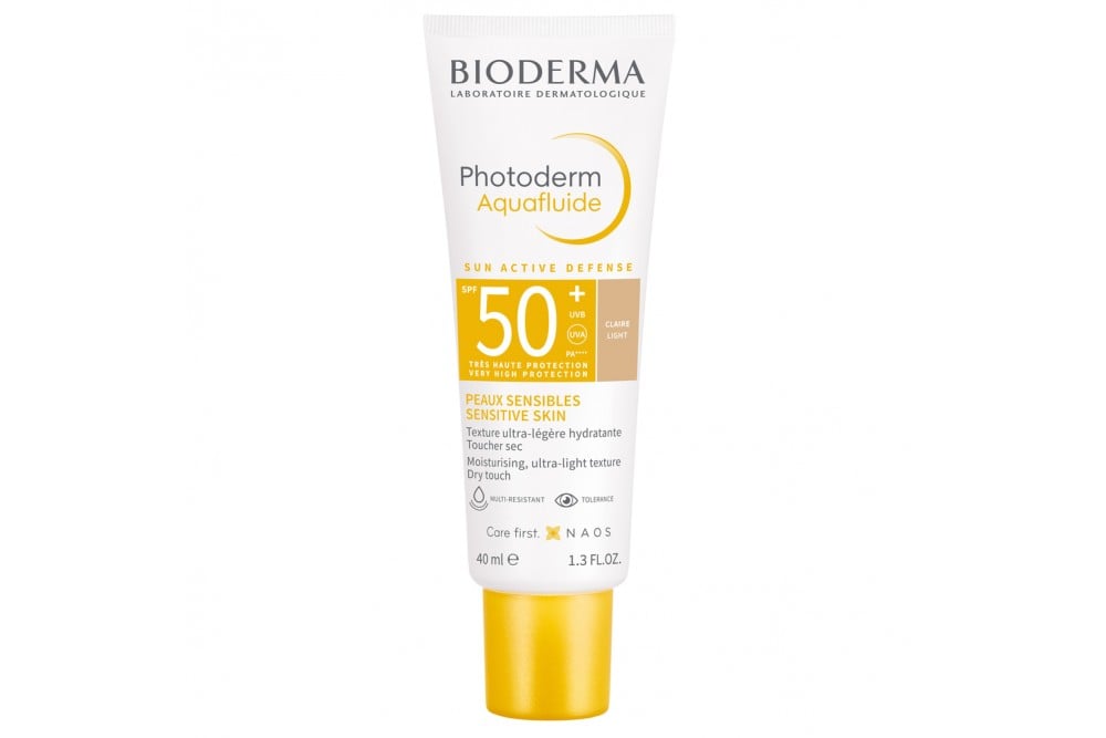 Protector Solar Photoderm Aquafluide Spf 50 Tono Claro Bioderma 40 Ml
