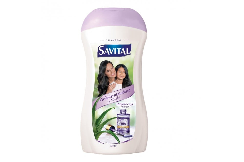 Shampoo Savital Complejo Hialurónico Y Sábila 510 Ml