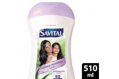 Shampoo Savital Complejo Hialurónico Y Sábila 510 Ml