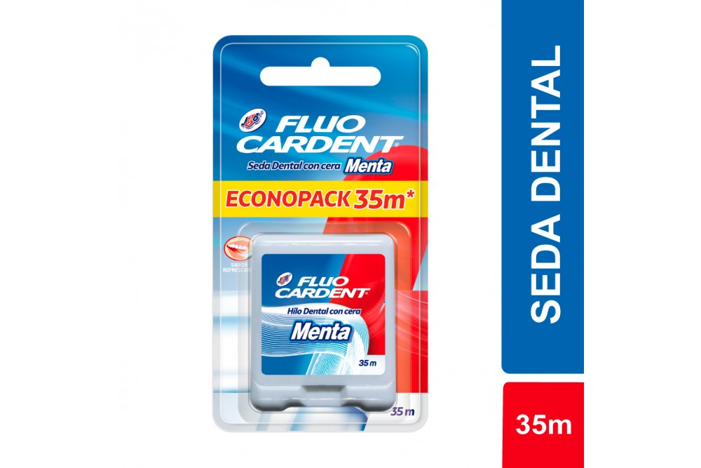 Seda Dental Fluocardent Menta Econopack 35 Mts