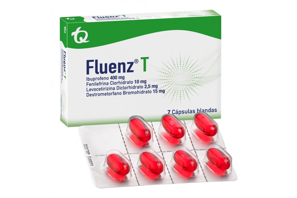 Fluenz T 400/2.5/10 mg Caja Con 7 Cápsulas Líquidas